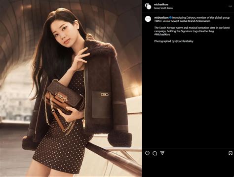 global ambassador of michael kors|Twice's Dahyun is newest global brand ambassador for Michael .